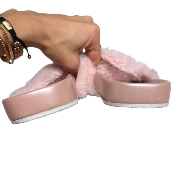 Betsey Johnson “Lori” Bridesmaid Faux Fur Slides – Women’s 8 – NEW - Picture 11 of 11